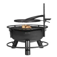 Feuerschale Bandito Schwarz, B: 94 cm - Schwarz, Basics, Metall (94/110/94cm)