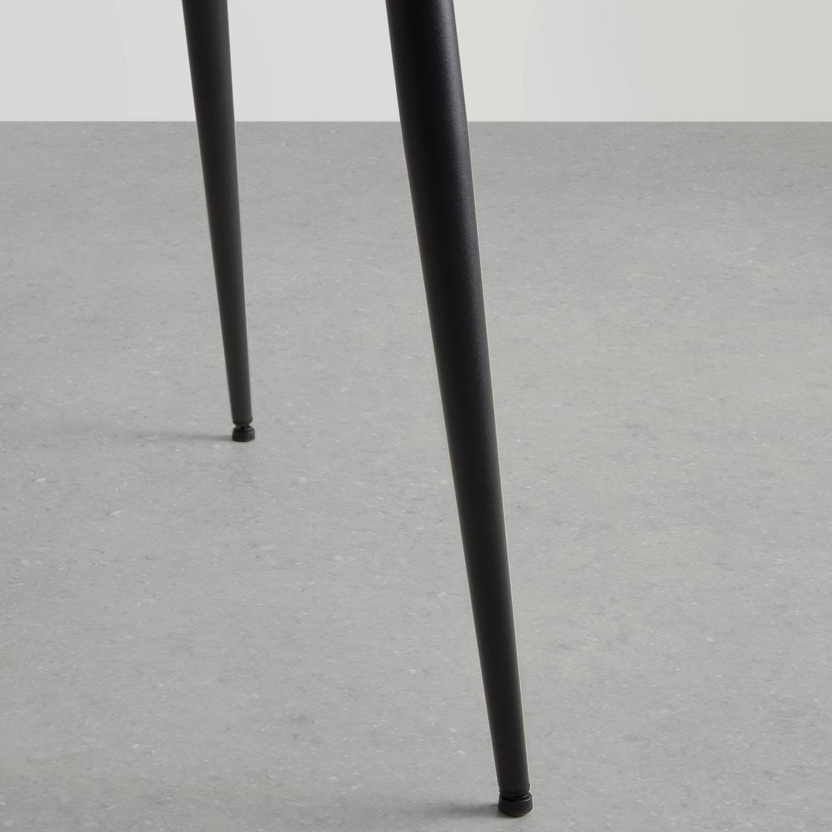 Jedálenský stôl ADAM 120x80 cm - čierna/sivá, Basics, kov/kompozitné drevo (120/80/75cm) - Mömax