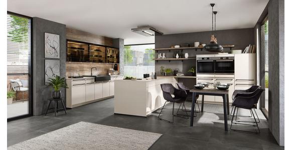 Einbauküche Eastbourne - Weiß, MODERN, Holzwerkstoff - Vertico