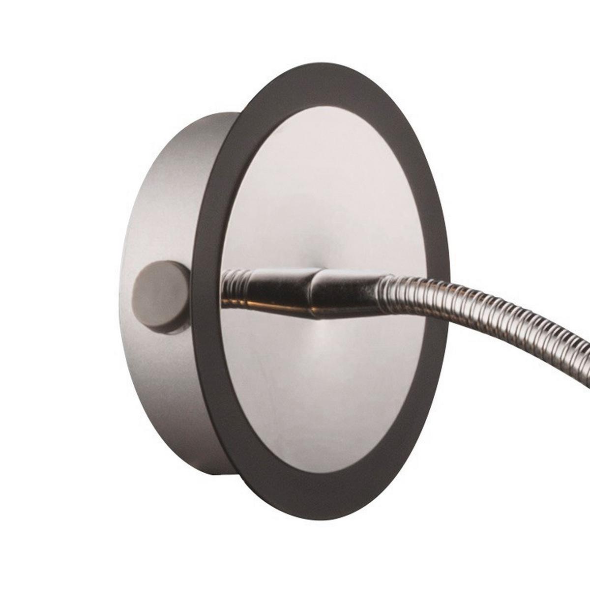 LED-Wandleuchte 21-62628 Arm - Schwarz, KONVENTIONELL, Metall (22/10/22cm)
