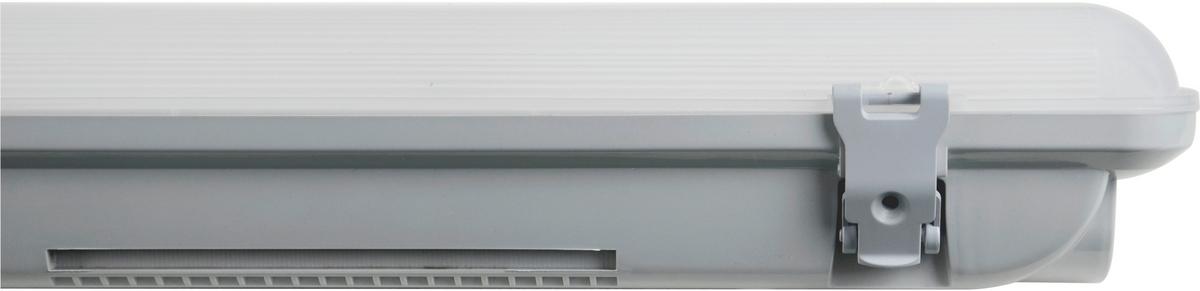 Led-deckenleuchte L: 120 Cm, Für In- Und Outdoor - Grau, Basics, Kunststoff (120/7/7,3cm)