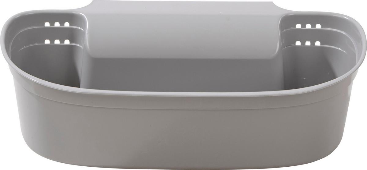 Auffangschale Jürgen 2,2 L Versch. Farben Zum Einhängen - Transparent/Grau, KONVENTIONELL, Kunststoff (2,2l) - Homezone