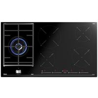 Varná doska indukcia / plyn TEKA - JZC 95314 ABC BK (E4) - čierna, Modern, kov/sklo (86/4,9/49cm) - Teka