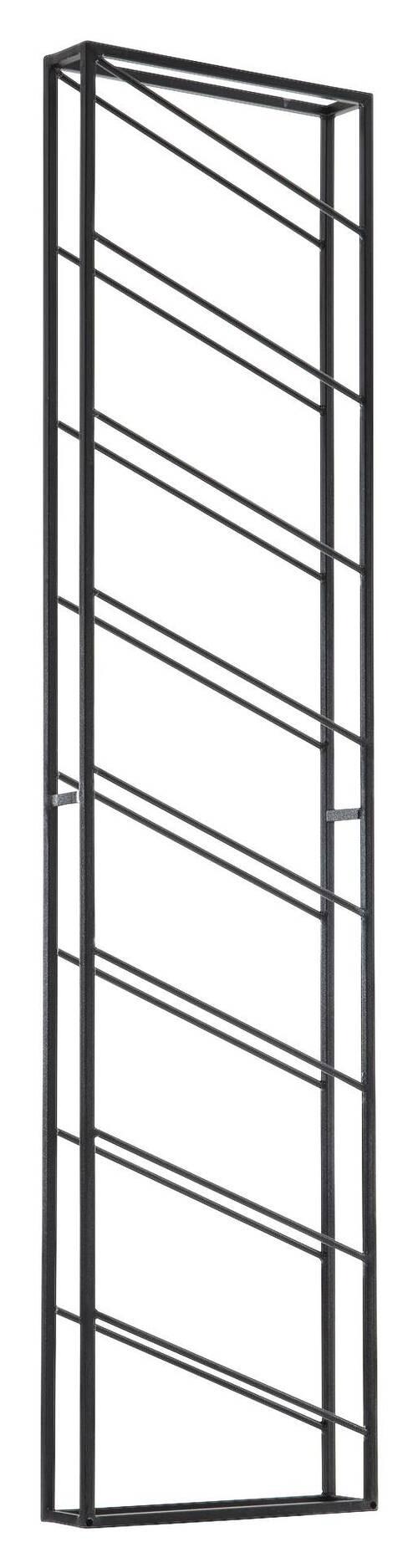 Weinregal Eisen Schwarz für 8 Flaschen Bh 36x150 cm