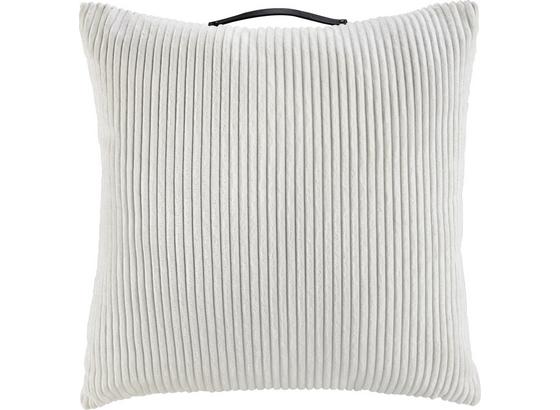 Polštář Ozdobný Cordy - bílá, Moderní, textil (60/60cm) - MÖMAX modern living Polštář Ozdobný Cordy - bílá, Moderní, textil (60/60cm) - MÖMAX modern living