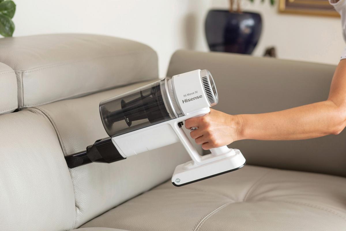 Akku-Handstaubsauger Weiß, 110w, 0,5 Liter - Weiß, Basics, Kunststoff/Metall (25/111,2/25,5cm) - Hisense