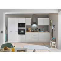 Küchenblock Turin Weiß/eiche Dekor B: 360 Cm - Weiß/Eiche Artisan, Basics, Holzwerkstoff (360cm) - MID.YOU