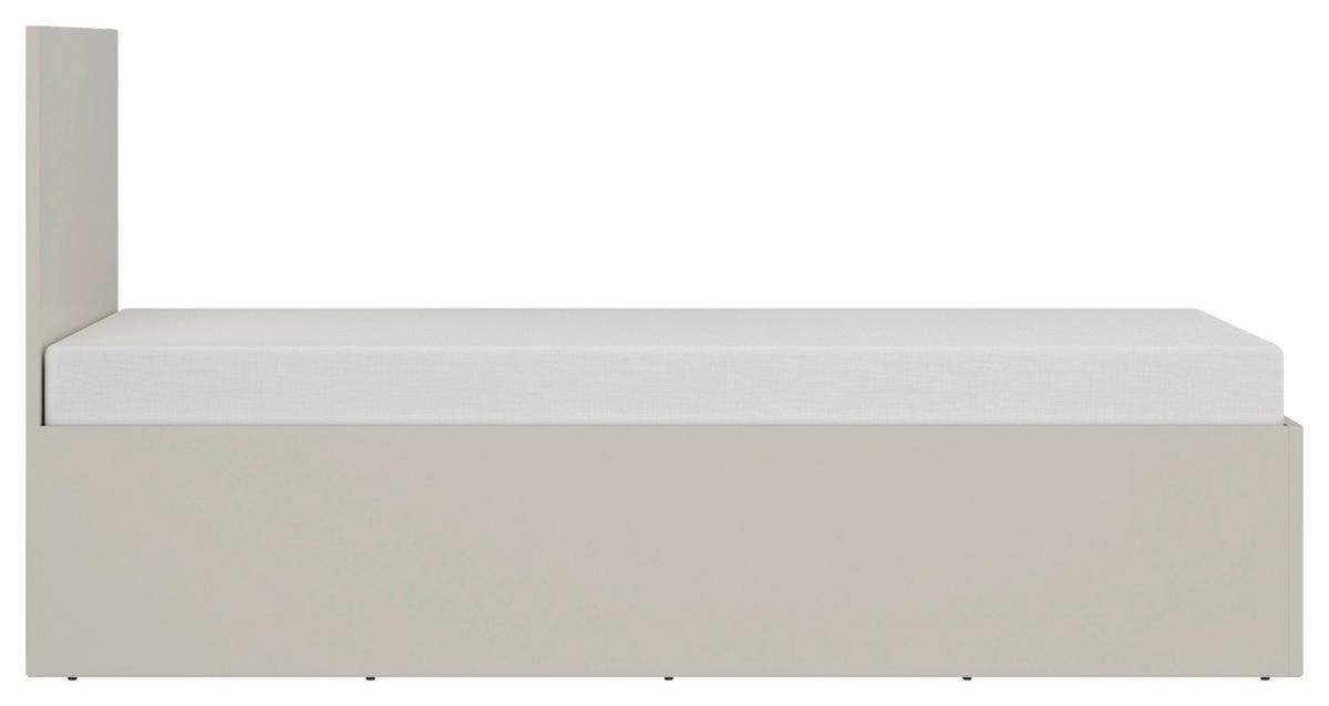 Posteľ FANO 140x200 cm, dekor kašmír - čierna/kašmírová, Modern, kompozitné drevo/plast (140/200cm) - Modern Living