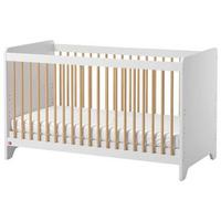Gitterbett Leaf - Weiß, MODERN (70/140cm) - MID.YOU
