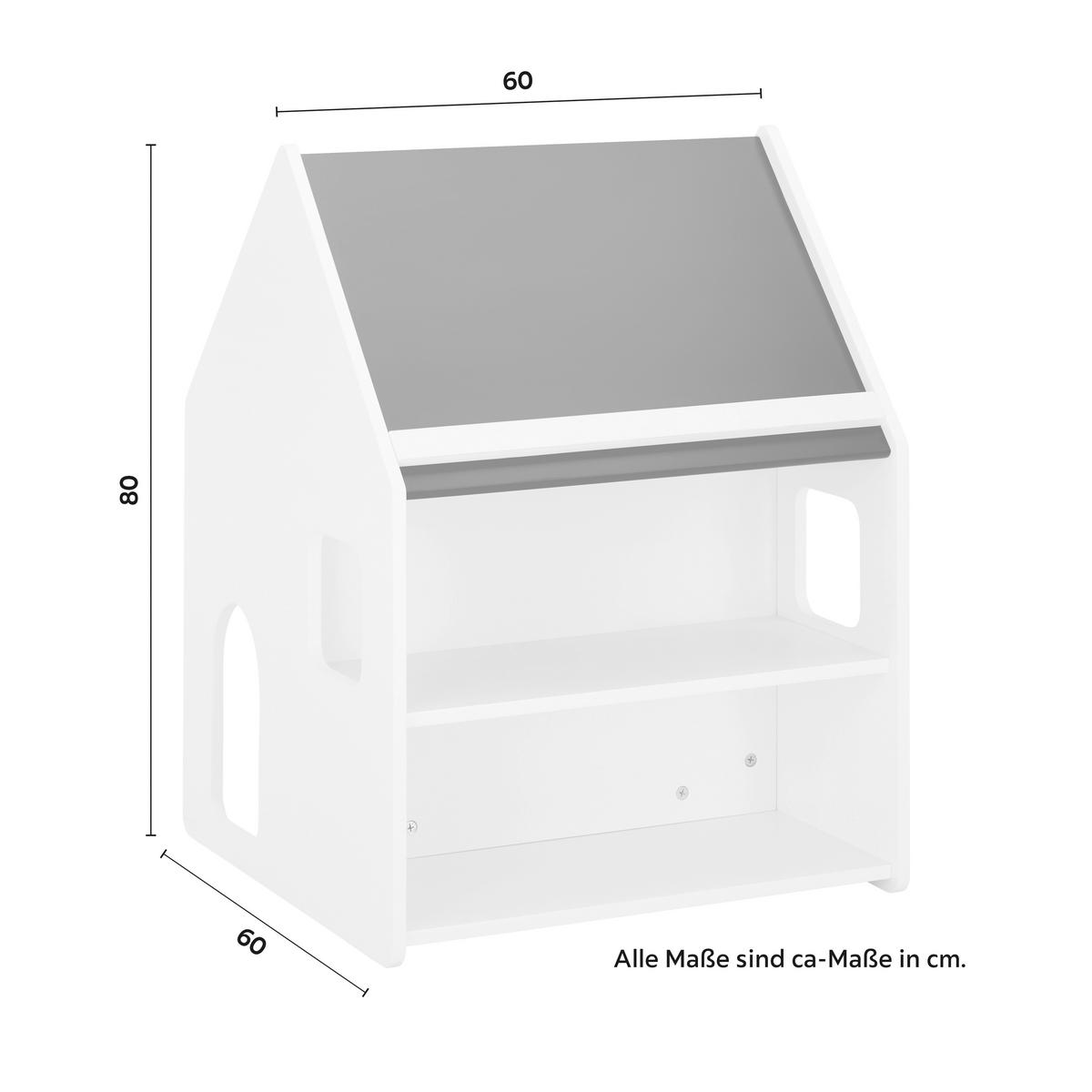 Domček na hranie JULY biely - biela, Modern (60/80/60cm) - Bessagi Kids