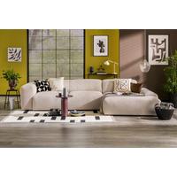 ECKSOFA Hannah Beige S: 343x170cm - Beige/Schwarz, Design, Textil (343/170cm) - MID.YOU