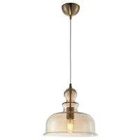 Pendelleuchte Tone - Bronzefarben, Basics, Glas/Textil (29,7/29,9/29,7cm) - MAYTONI