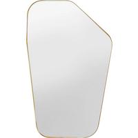 Wandspiegel Shape Brass Klein - Transparent/Messingfarben, Trend, Glas/Metall (64/95/3cm) - Kare-Design