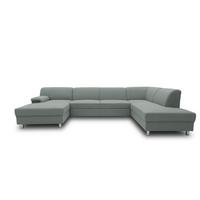 Wohnlandschaft Jamie Silberfarben - Chromfarben/Silberfarben, KONVENTIONELL, Textil (150/308/194cm) - MID.YOU