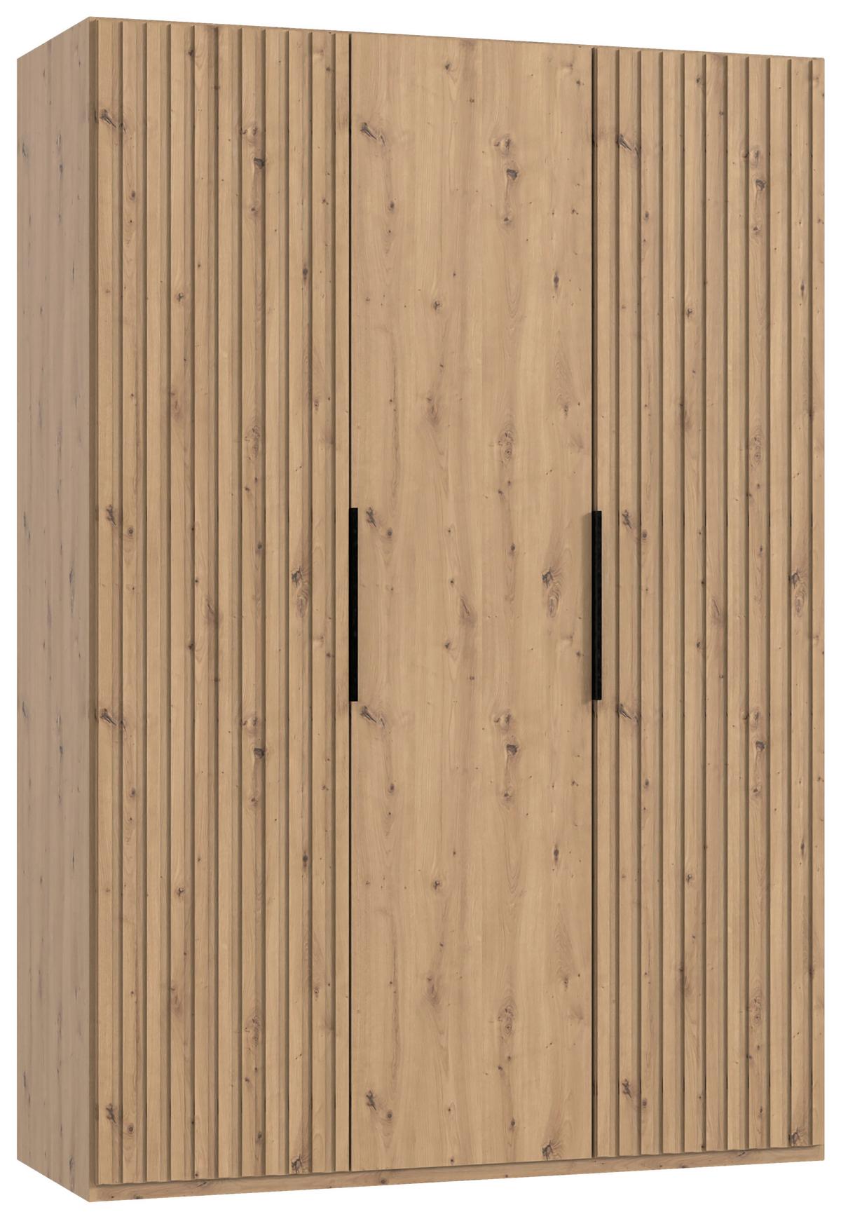 Drehtürenschrank 150 cm Andorra Eiche Artisan - Eiche Artisan, MODERN, Holzwerkstoff (150/216/58cm) - MID.YOU