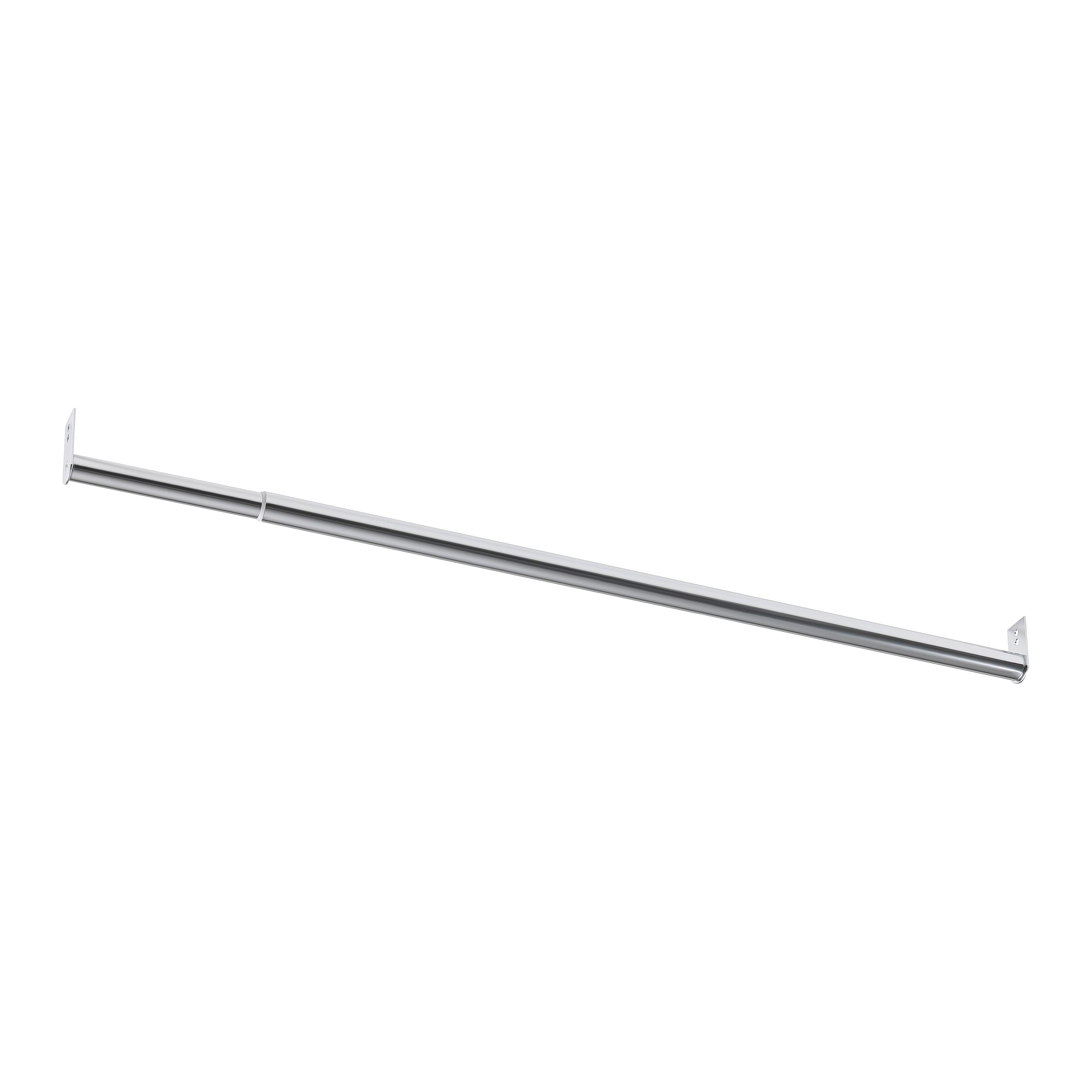 ŠATNÍKOVÁ TYČ MULTI 75 -SB- - chrómová, Konventionell, kov (75-85/6/3,5cm) - Mömax