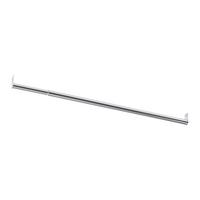 ŠATNÍKOVÁ TYČ MULTI 75 -SB- - chrómová, Konventionell, kov (75-85/6/3,5cm) - Mömax