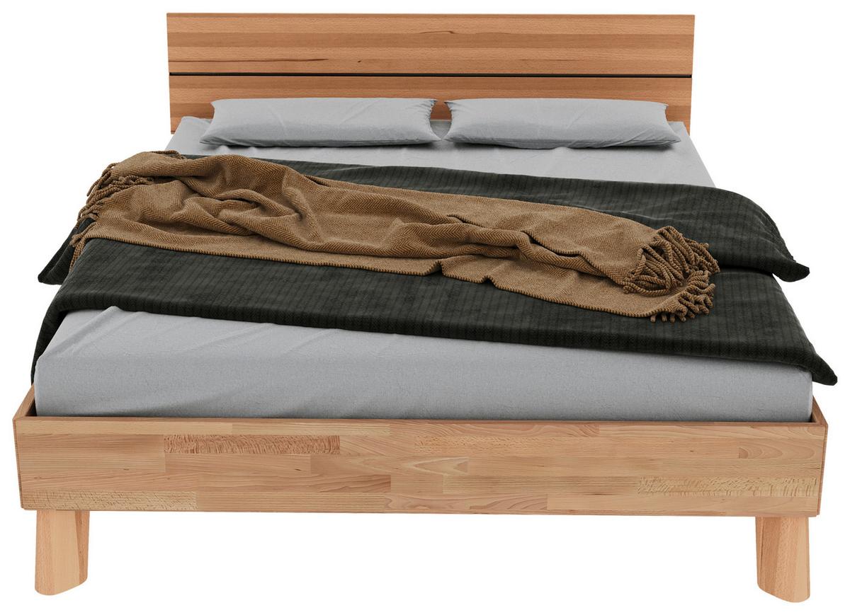 Bett Como Naturfarben 160x200cm - Naturfarben, MODERN, Holz (160/200cm) - MID.YOU