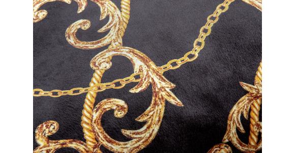 Zierkissen Gianni - Goldfarben/Schwarz, ROMANTIK / LANDHAUS, Textil (45/45cm) - James Wood