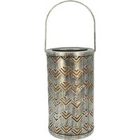 Solarleuchte 33478-6s - Silberfarben, Design, Metall (11/19cm) - Globo