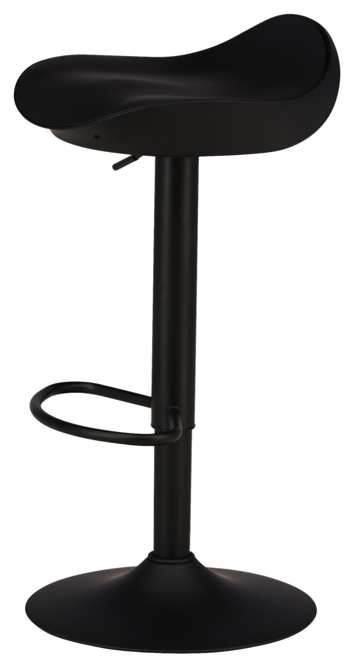 Barhocker-Set Adesto - Schwarz, Design, Kunststoff/Metall (40/69/38cm) - Livetastic