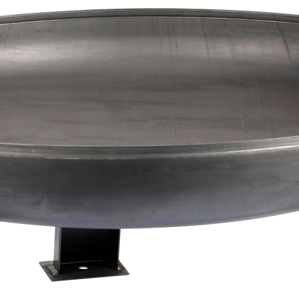 Feuerschale Ø 80 Cm Relax Mit Tragegriff - Silberfarben, MODERN, Metall (80/30cm) - Homezone