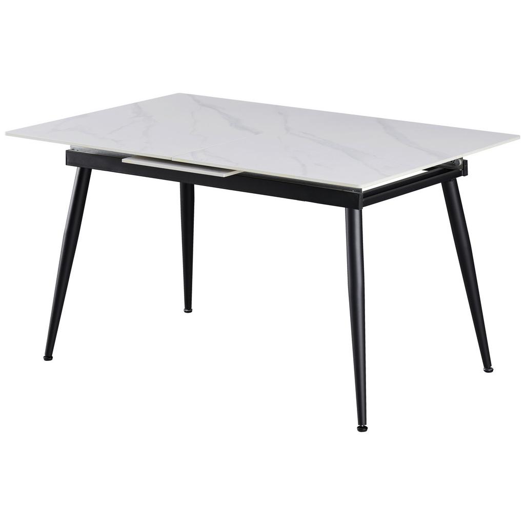 Esstisch Ausziehbar Otti 140-180x90 Cm Schwarz/weiß