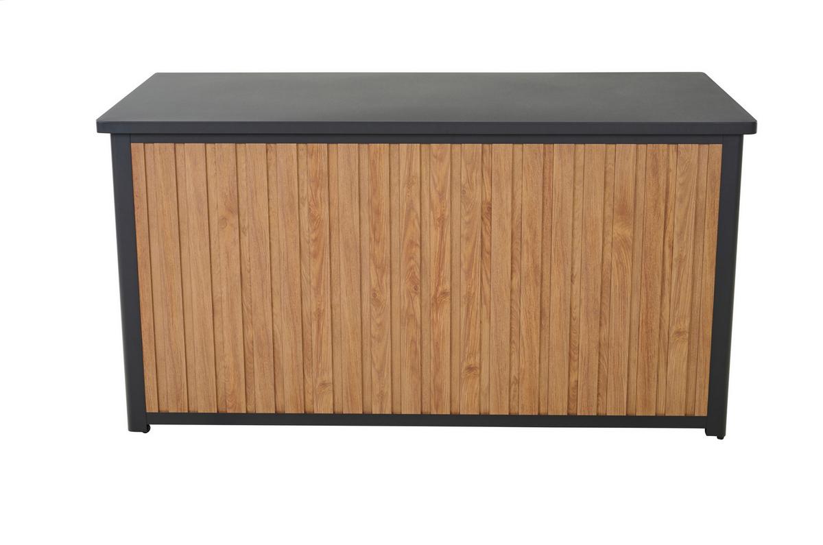 Kissenbox Sabano Kibox - Braun, MODERN, Metall (59/75/135cm) - Siena Garden