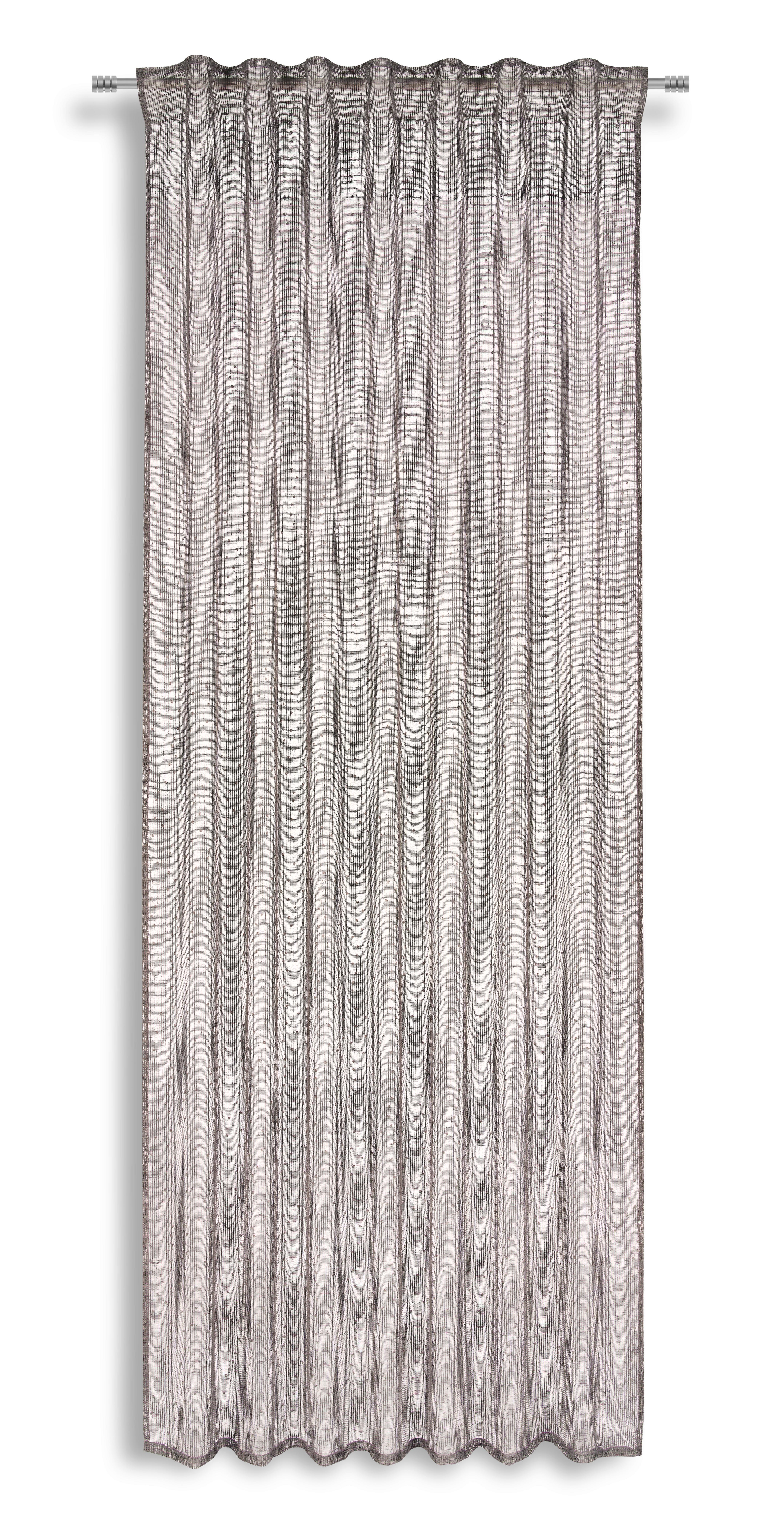 Készfüggöny Elisa - Taupe, modern, Textil (140/245cm) - Luca Bessoni