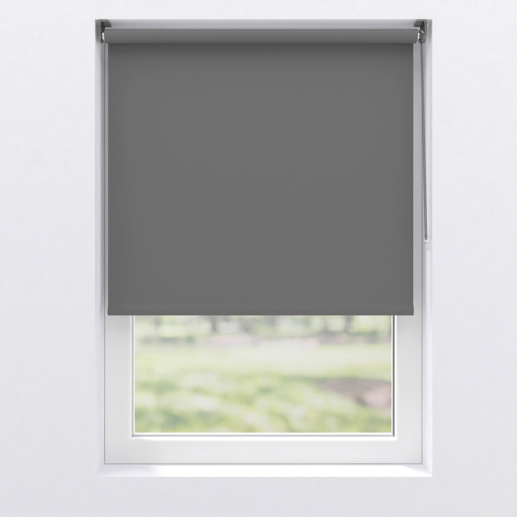 Verdunkelungsrollo 80x150 Cm - Anthrazit, Basics, Kunststoff (80/150cm)