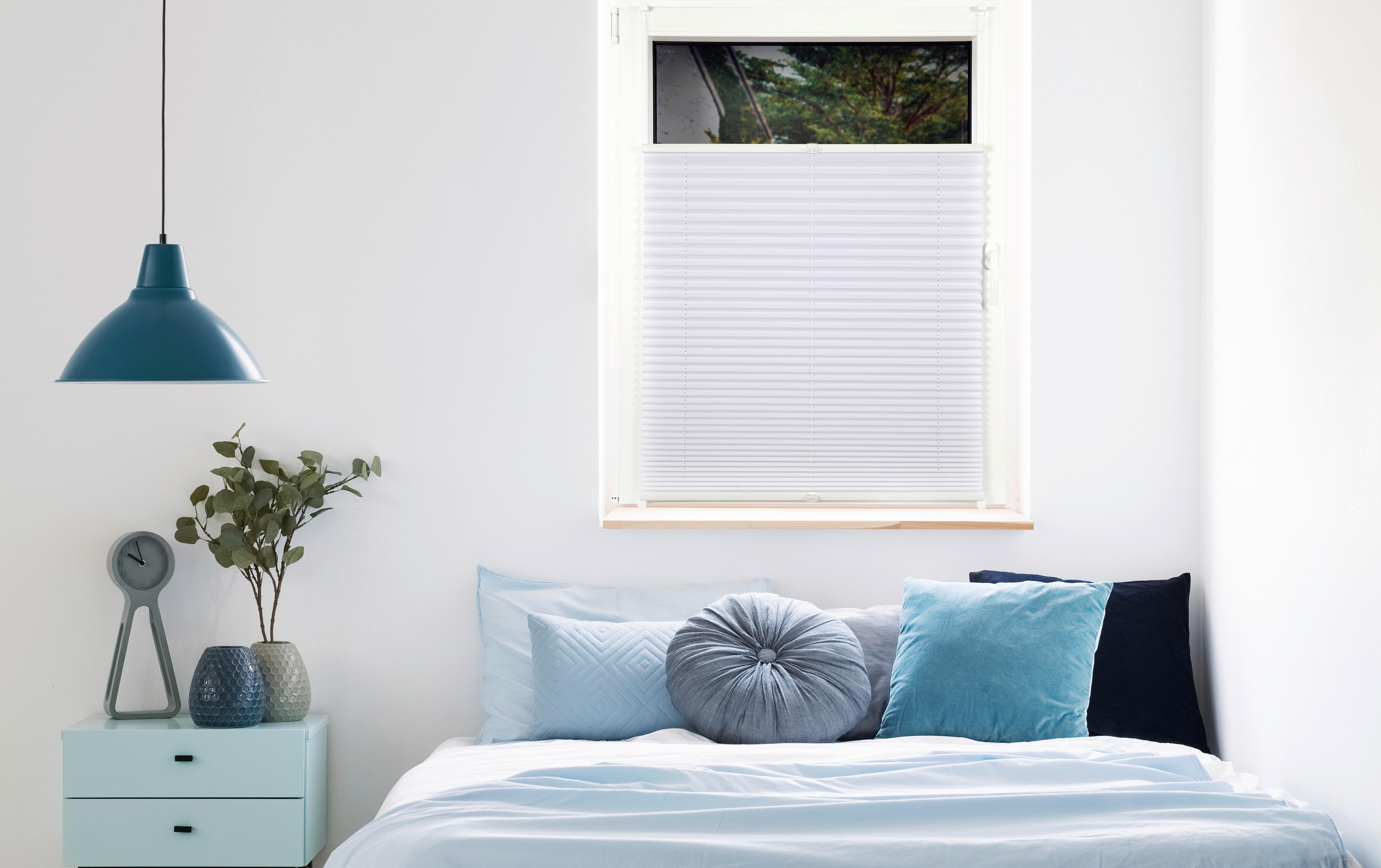 Plissee Free Weiß B: 70 Cm - Weiß, Basics, Textil (70/210cm) - Homeware