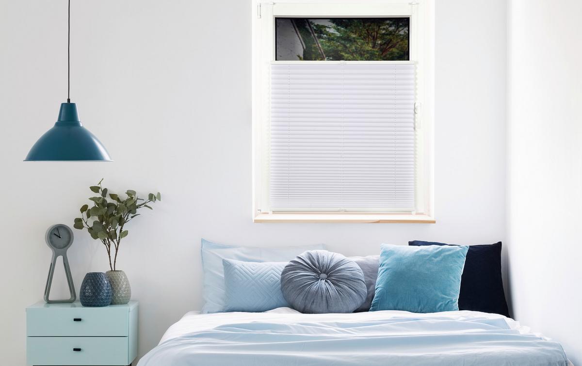 Plissee Free Weiß B: 70 Cm - Weiß, Basics, Textil (70/210cm) - Homeware