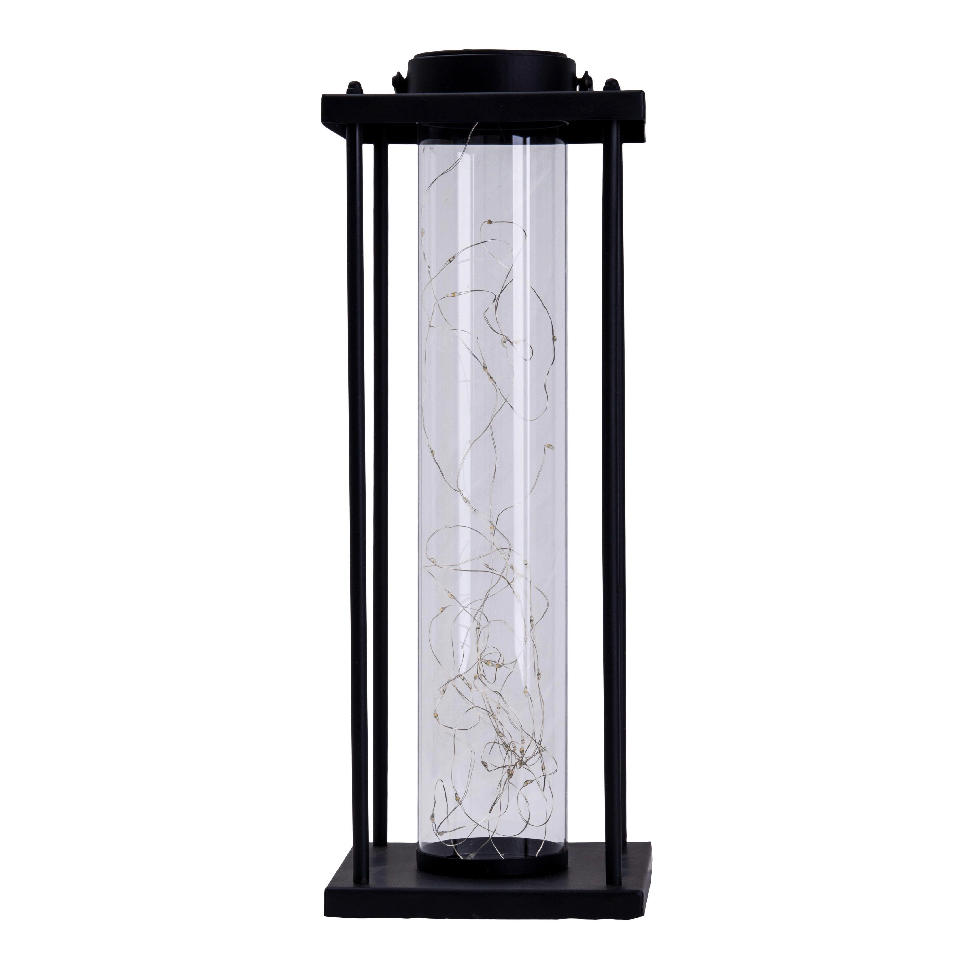 Solarleuchte 5294922 Fairylight - Klar/Schwarz, Basics, Glas/Kunststoff (16,5/16,5/51,5cm) - Näve