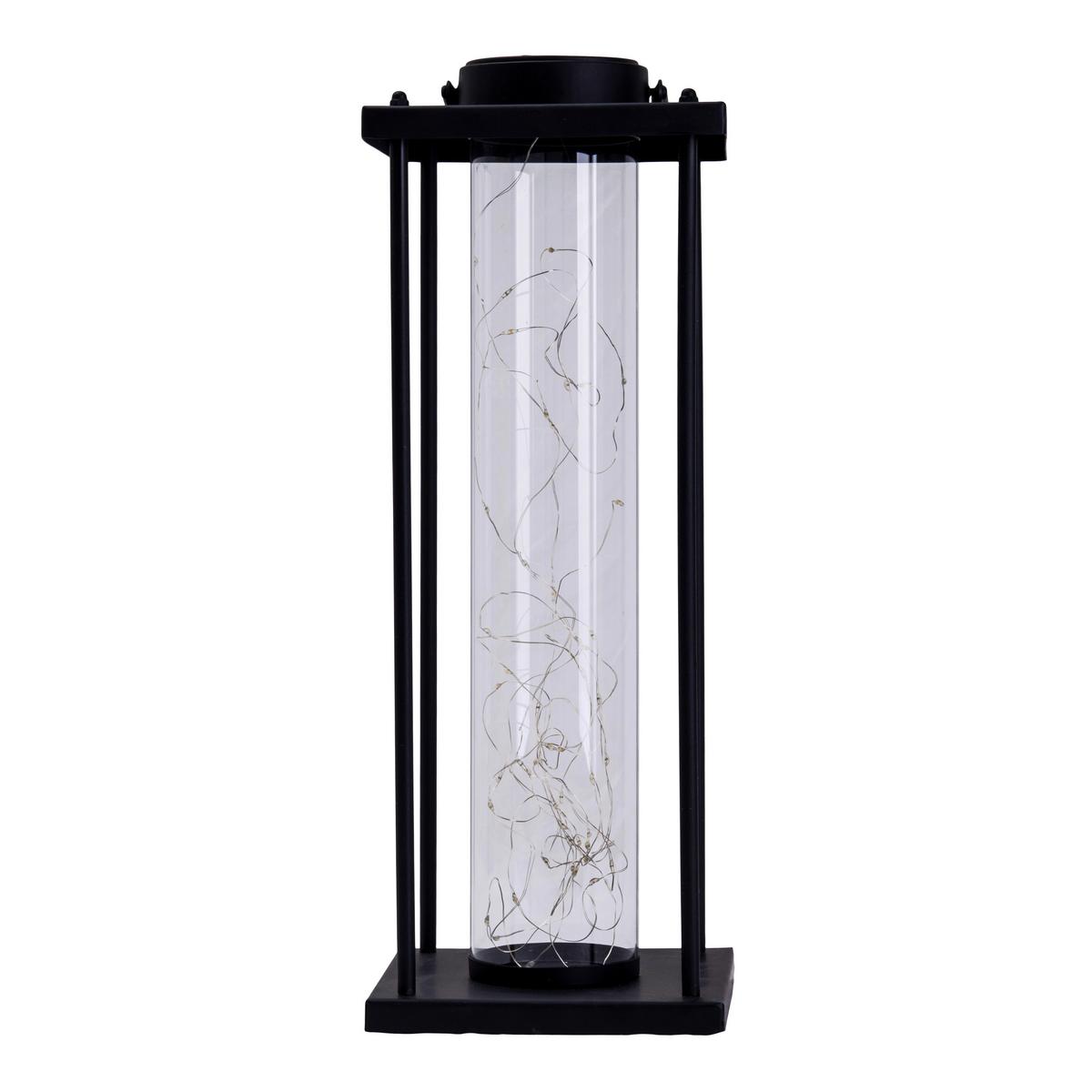 Solarleuchte 5294922 Fairylight - Klar/Schwarz, Basics, Glas/Kunststoff (16,5/16,5/51,5cm) - Näve