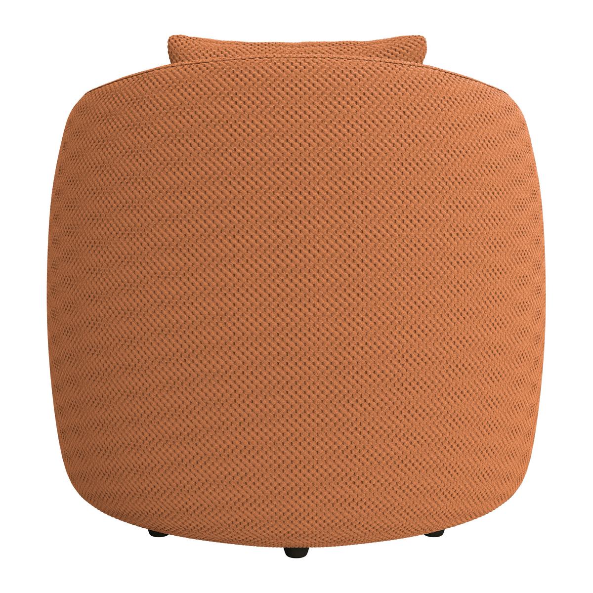 Sessel Pina - Terracotta/Schwarz, MODERN, Textil (81/74/81cm)