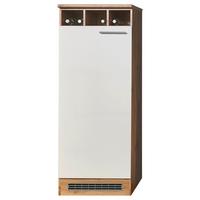 Kühlschrank-Umbauschrank Madeira B: 60 cm Eiche/Weiß - Eichefarben/Weiß, KONVENTIONELL, Holzwerkstoff (60/158/60cm) - Xora