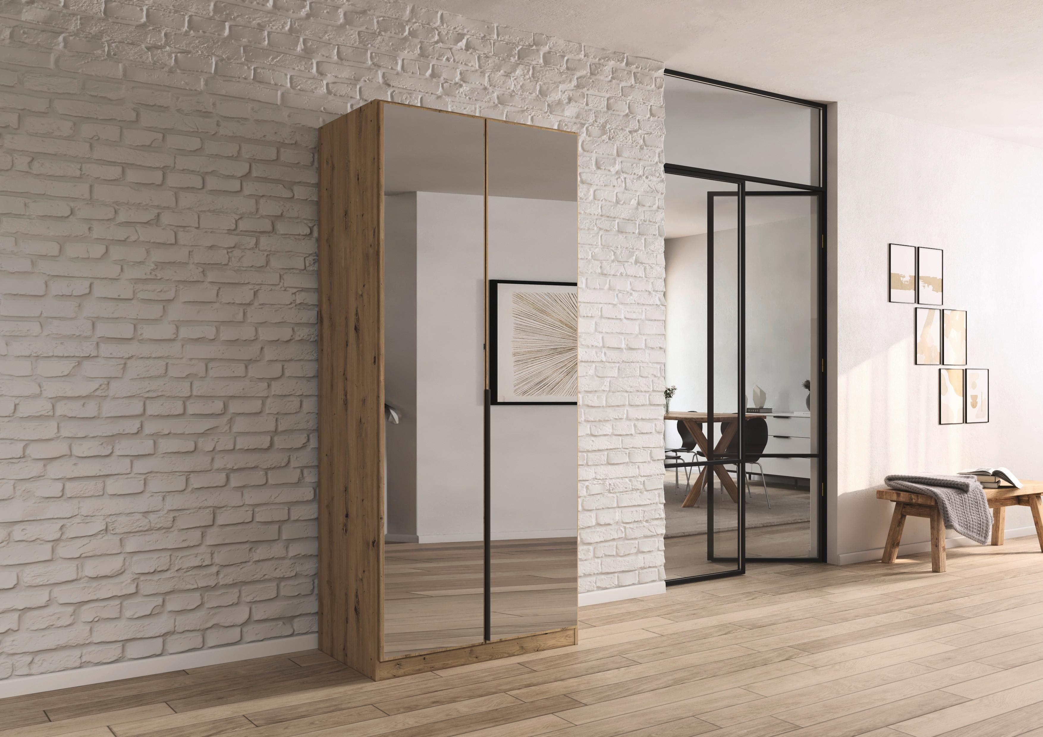 Drehtürenschrank Alabama Eiche Dekor B: 91 Cm - Eiche Artisan, MODERN, Holzwerkstoff (91/229/54cm) - Rauch Möbel