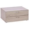 Schubladenbox Basic Sonoma Eiche Dekor 2 Laden - Sonoma Eiche, KONVENTIONELL, Holzwerkstoff (74/35/51,5cm)