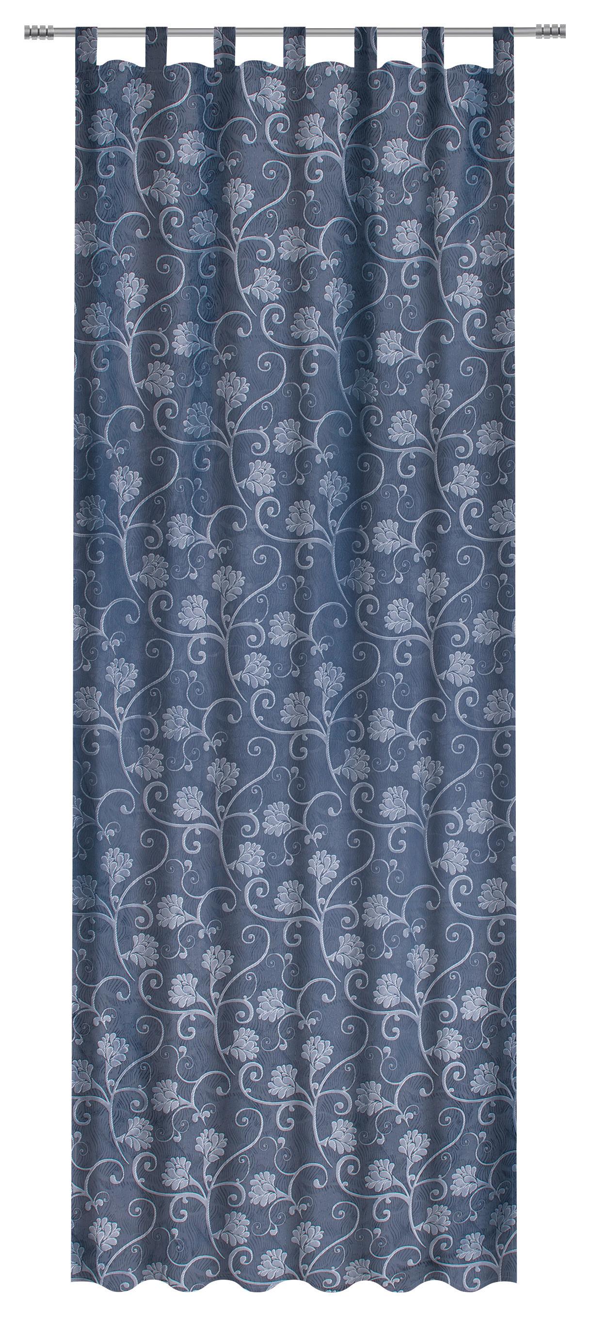 Kombinált Függöny Jenny - Kék, konvencionális, Textil (140/255cm) - Ondega