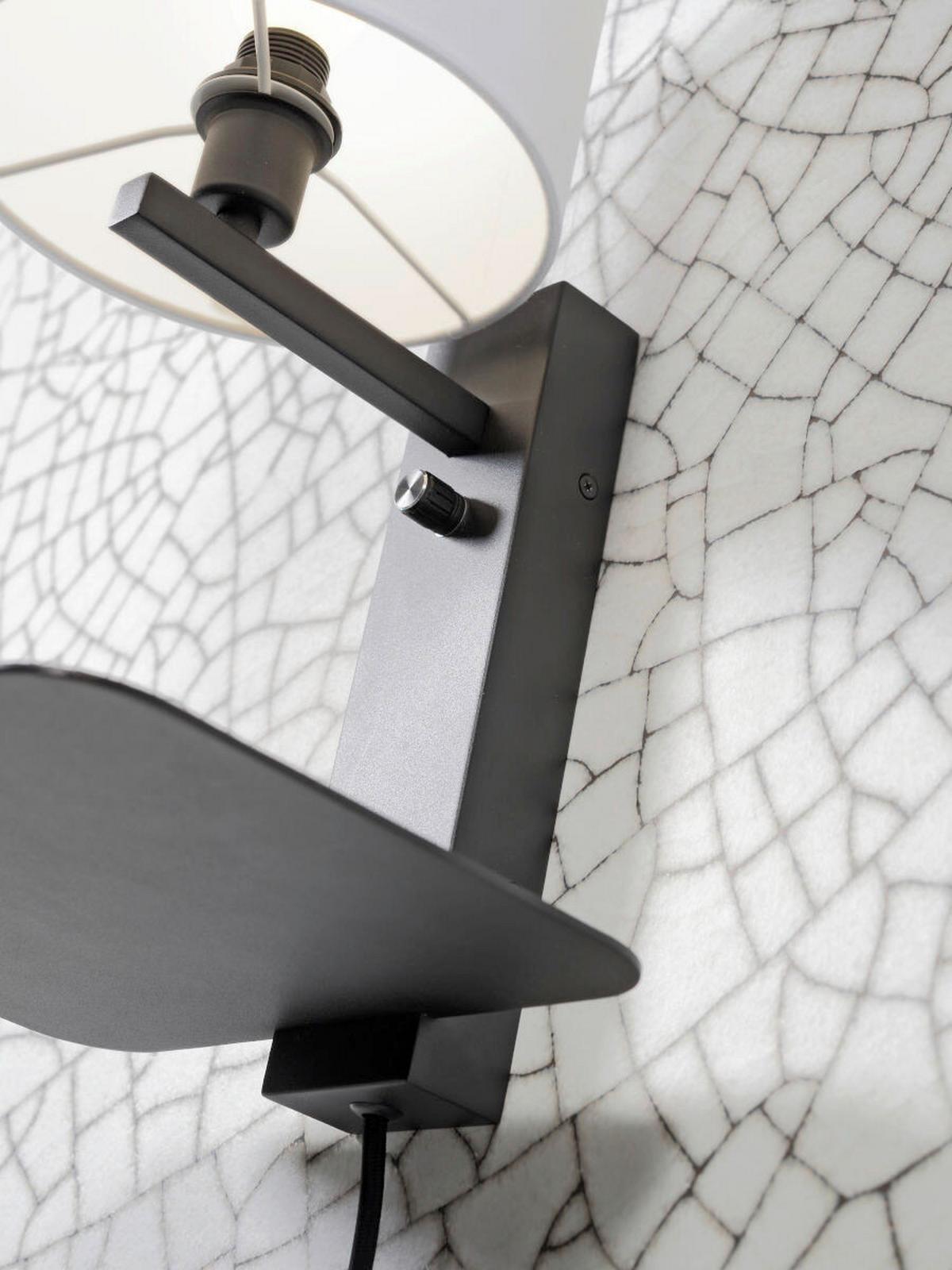 Wandleuchte Florence/Wm/B/1815/W - Weiß, Trend (24/22/42cm) - It's about Romi