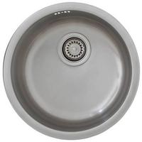 Spüle Respekta Inox Edelstahl Bxt: 44,6x44,6 cm - Edelstahlfarben, Trend, Metall (44,6/17/44,6cm) - Respekta