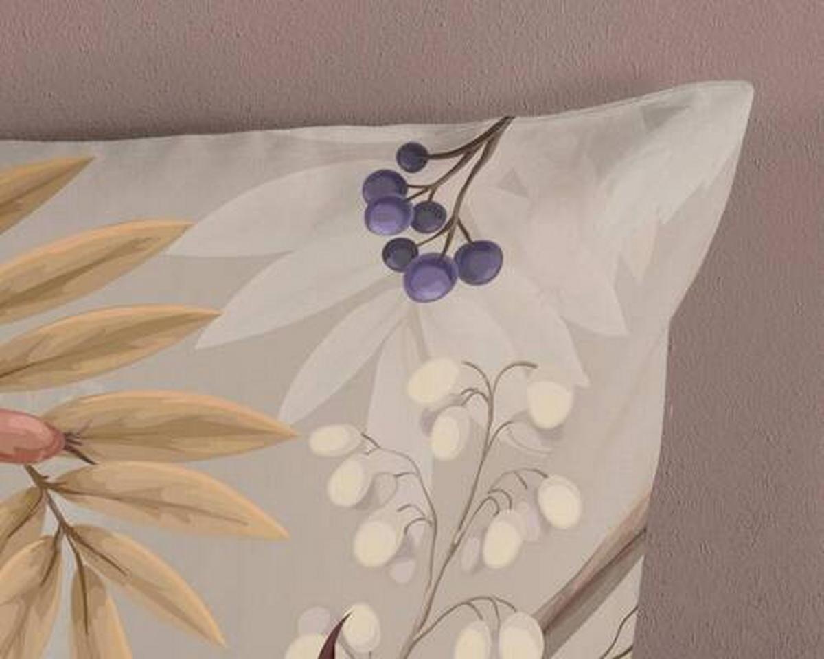 Wendebettwäsche Otso Braun Taupe 155x220 cm - Taupe/Braun, Natur, Textil (155/220cm)