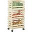 Regál Přístavný Fruits 3 Ks-set Kolečka -sb - přírodní barvy, dřevo (34/80/30cm) Regál Přístavný Fruits 3 Ks-set Kolečka -sb - přírodní barvy, dřevo (34/80/30cm)