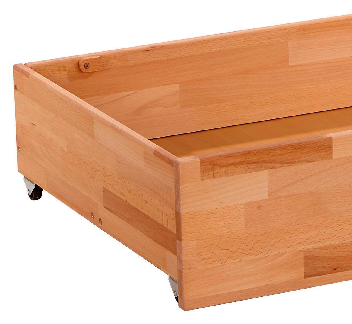Ágyneműtartó Szett Julia - geszt bükk, Konventionell, műanyag/fa (88/21/65cm)