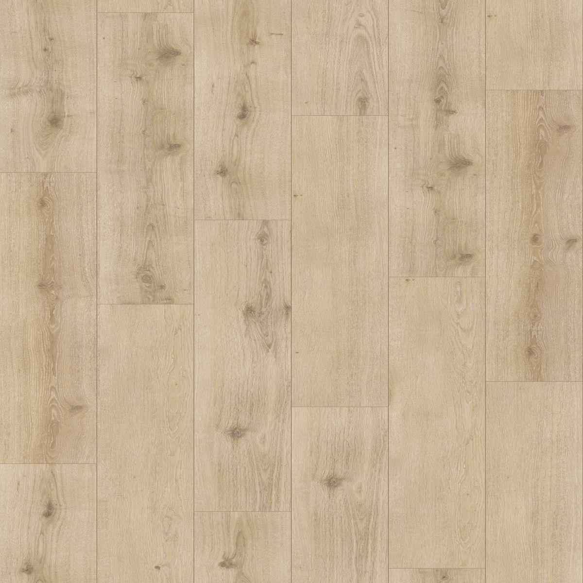 Designboden Eichefarben /Hellbraun Landhausdiele Stärke 8mm - Hellbraun/Eichefarben, Basics, Holz/Kunststoff (128,5/19,4/0,8cm) - Parador