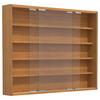 Hängevitrine Agisa L B: 77 Cm Buchefarben - Buchefarben, MODERN, Glas/Holzwerkstoff (77/60/10cm) - MID.YOU