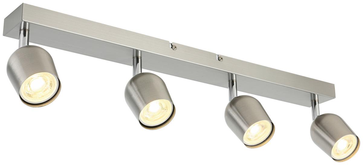 BODOVÉ SVÍTIDLO ERNESTINE - barvy chromu/barvy niklu, Romantický / Rustikální, kov/plast (56/7,5/14cm) - Mömax