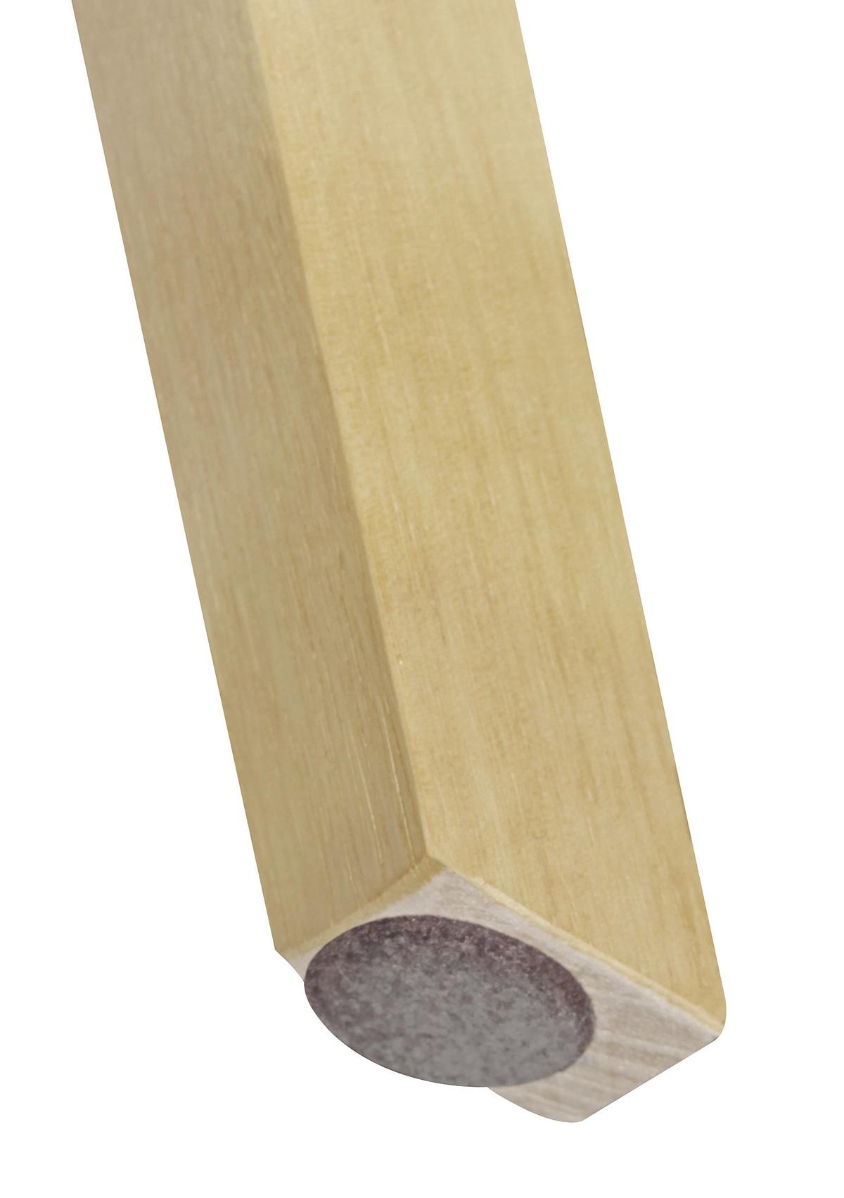 Schalenstuhl Lima Grau Gepolstert 2er-Set - Eichefarben/Grau, Design, Holz/Kunststoff (48/89/42cm) - MID.YOU