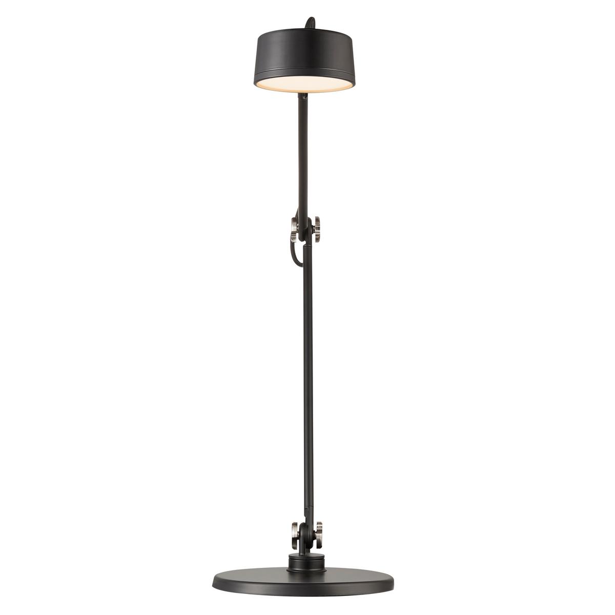 Schreibtischleuchte Nobu Tila Schwarz L: 49,5 cm - Schwarz, Design, Metall (49,5/10,5/46,5cm) - Nordlux