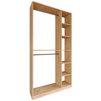Kleiderschrank Palosa Honigeiche Dekor - Honigeiche, Design, Holzwerkstoff (110/211/35cm) - MID.YOU
